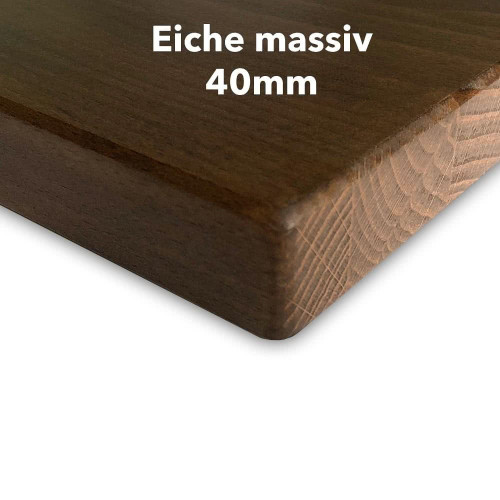 Tischplatte Eiche Massiv 40mm