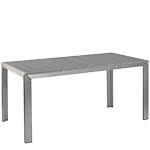 Terrassentisch - Jabel mit Tischplatte 160x80 cm in grau