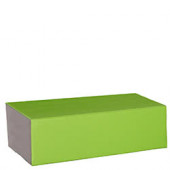 Vollschaum Sofa "Adria" für Hort - Rechteck-Hocker