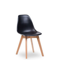 Stapelstuhl Keeve Trendy in schwarz