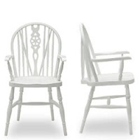 Holzstuhl mit Armlehnen "Windsor HS-B-372" im Windsor-Design