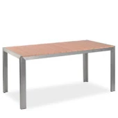 Terrassentisch "Jabel" mit Tischplatte 160x80 in Teakholz