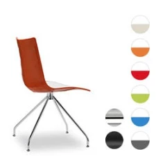 Drehstuhl mit Metallgestell "Zebra-BiColor - 2611"