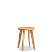 Robuster Holzhocker "Jolly" mit 45 cm Höhe für Hotel und Gastronomie