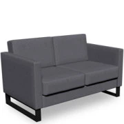 Loungesofa / 2-Sitzer-Sofa "Sevilla" mit Kufen für Hotel & Gastronomie