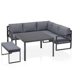 KETTLER® OCEAN – Casual Dining Eckset für stilvolle Outdoor-Momente KETTLER® OCEAN – Casual Dining Eckset für stilvolle Outdoor-Momente