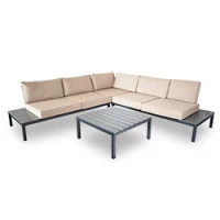 Outdoor Lounge-Set 'Mykonos' inkl. Tisch, anthrazit