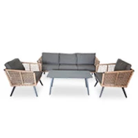 Outdoor Lounge-Set 'Mallorca' inkl. Tisch, anthrazit