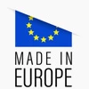 Made in Europe. Hergestellt in Europa.